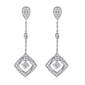 Pendientes Rui Zun Verano 2024, Elegantes, Regalo para Mujer, Joyería de Plata, Diseño Cuadrado - Product Image 1