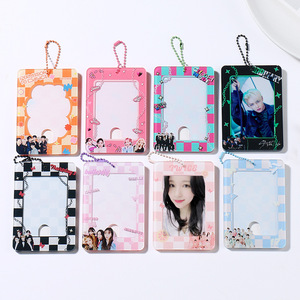 Tùy chỉnh Kpop Acrylic photocard chủ Keychain dễ thương khung ảnh cho Album Móc chìa khóa cho sinh viên Quà Tặng - Product Image 3