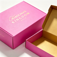 Boîte d'expédition personnalisée avec logo, boîte d'emballage pour vêtements, boîtes en carton ondulé, boîte postale pliable, boîte pour sous-vêtements
