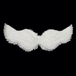 Al por mayor: Conjuntos de accesorios de disfraz de alas de ángel multifunción ligeras de plumas naturales, aptos para niños, con serigrafía para - Product Image 4