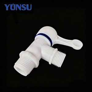 Válvula angular de plástico de 1/2 pulgada YUNSU con cartucho cerámico, adaptador para grifo de cocina, válvula angular de plástico - Product Image 2