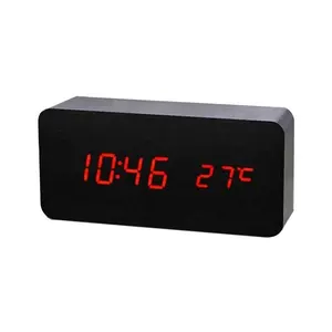 LG3041 Custom Logo Digitaluhr mit Alarm-und Temperatur anzeige im modernen Stil