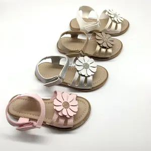 Neueste Sommer Kinder Schuhe Mode Prinzessin Leder Süße Kinder Sandalen Für Mädchen Baby Sandalen Hausschuhe