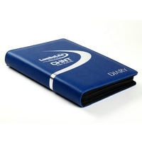 Planificateur de Journal en spirale personnalisé 2023-2024 en cuir PU, impression de carnet de notes avec séparateur d'onglets et fermeture à glissière A5