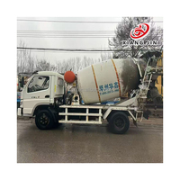 Camiones Mezcladores de Concreto de Segunda Mano Confiables con Capacidad de 2.6m, Motor y Bomba, Modelo 2017, Precios Competitivos