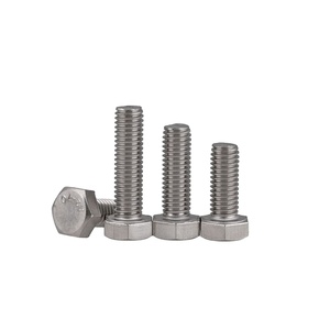 สลักเกลียวหัวหกเหลี่ยม DIN933 เกลียวเต็ม เกรด 8.8 เหล็กกล้าคาร์บอน - Product Image 1