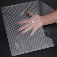 Hengyao — sac en PVC PP pour dossiers A4 A5, sacoche imperméable à bouton-pression en plastique transparent, sacs à documents, en PP