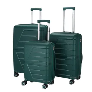 Special Size 19" 23" 27" Tourist trolley travel suitcase trolley case with wheels ladies fashion portable pp luggage sets