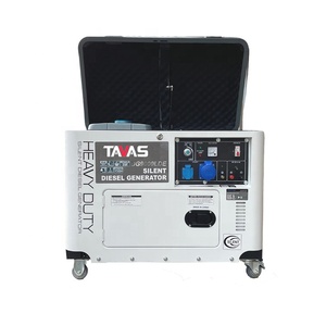 Tavas 5.5kv loại im lặng làm mát bằng không khí Máy phát điện diesel với điện bắt đầu Hệ thống Single & ba giai đoạn 5KW Máy phát điện Máy phát điện - Product Image 4