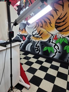 FOSOTO Giảm Giá Mạnh Đèn <span class=keywords><strong>Led</strong></span> Lông Mi Đèn Vòng Tròn Chụp Ảnh Tự Sướng Hai Cánh Tay Với Giá Đỡ Ba Chân Để Làm Đẹp Chụp Ảnh Vlog Trang Điểm Lông Mi - Product Image 4