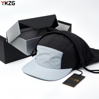 Casquette de baseball personnalisée en nylon uni, légère, imperméable, non structurée, pour le sport, la course et les activités de plein air – Vente en gros