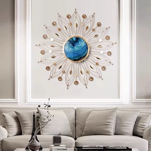 Moderne Luxus abstrakte Biegung Wand dekoration Metall kreative Wohnzimmer Hintergrund Geburtstag Veranda Wandbehang dekorative Kunst - Product Image 4