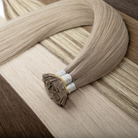 Extensions de cheveux vietnamiennes de haute qualité Remy Double Drawn Noir naturel 1 #   Extensions de cheveux 100% naturels à pointe plate en kératine pour salon