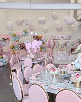 Meubles commerciaux, mini chaise pour enfants en acier inoxydable, table et chaises modernes pour enfants, location pour événements, mariage, fête