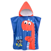 Serviette de bain pour enfants Cape à capuche Cape peignoir natation plage absorbant l'eau séchage rapide serviette de plage Poncho pour enfants