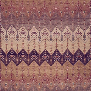 Alfombra de lana Kilim tejida a mano de bambú para decoración ecológica del hogar - Product Image 1