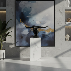 Adornos de Resina con Diseño Abstracto, Arte Moderno, Decoración para el Hogar, Regalo de Cumpleaños - Product Image 2