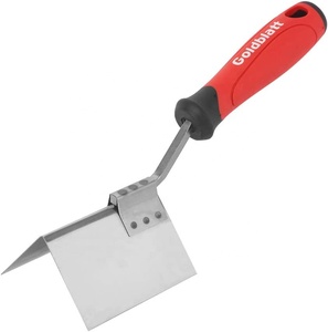 Outil <span class=keywords><strong>professionnel</strong></span> pour cloisons sèches en acier inoxydable Goldblatt, qualité bricolage, bordure de <span class=keywords><strong>béton</strong></span>/creuseur, truelle pour coin extérieur - Product Image 1