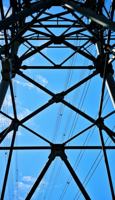 Ventes directes usine : Tour de tension électrique en treillis d'acier profilé de type poteau de soutien