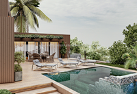 Skyacross CX2618 Cabanes d'hôtel sur la plage Maisons modulaires Villas de luxe préfabriquées Cabane préfabriquée pour hôtel-resort Casa