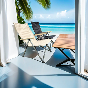 Tumbonas Ajustables, venta al por mayor, silla para exteriores, silla plegable para acampar, respaldo, silla reclinable ajustable en altura - Product Image 2