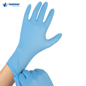 Gants jetables en nitrile sans poudre, non stériles, texture lisse et complète, pour l'industrie de la beauté et alimentaire - Product Image 2