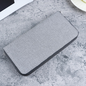 <span class=keywords><strong>Portafoglio</strong></span> lungo con <span class=keywords><strong>cerniera</strong></span> da <span class=keywords><strong>uomo</strong></span> nuovo con <span class=keywords><strong>portafoglio</strong></span> portatile in tela di grande capacità e multi card - Product Image 2