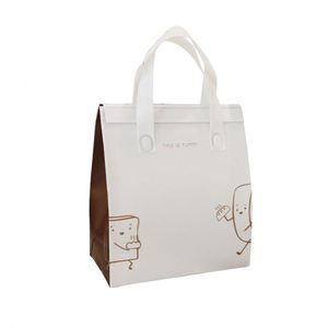 Sac isotherme personnalisé 2025 en non-tissé imperméable avec isolation en feuille d'aluminium pour la livraison de repas - Product Image 1