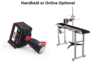 Mini Stampante TIJ Portatile a Due Ugelli Combinati per Marcatura a Getto d'Inchiostro Altezza 2-48mm Logo Contenuto Soddisfa Grande Richiesta - Product Image 2