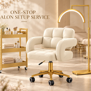 Cama de Pestañas Moderna Beige para Salón de Belleza, Colchón Curvo para Spa, Cama Facial de Lujo para Salón de Belleza, Cubrecolchón para Cama Facial - Product Image 6