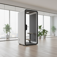 UNIBOOTH Cabines de travail insonorisées modernes personnalisables, durables pour bureaux, centres commerciaux, écoles, parcs, hôtels, salons et espaces de coworking