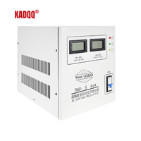 Conditionneur-stabilisateur de puissance monophasé tout-en-un pour commande de servomoteur, technologie SVC, capacité 5KVA, écran LCD + filtre + protection contre les surtensions
