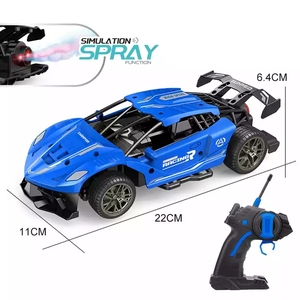 Mini giocattoli radiocomandati in plastica ricaricabile a 4 canali in plastica per auto Spray Drift RC Racing Car Kar per bambini - Product Image 2