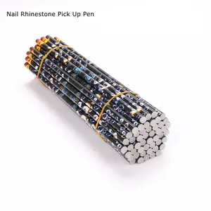 Crystal Dual Picker Dotting In Guangzhou Nail Gems Pick Up Tool Picking Pen Diamond Nails Accessories Wax Pencil For Rhinestones