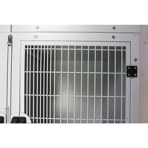 Kalın paslanmaz çelik katlanır köpek kedi kafesi Pet kafesleri - Product Image 4