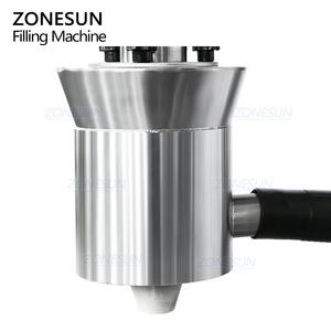 Machine de remplissage semi-automatique ZONESUN ZS-FM750F à vis sans fin pour poudre d'assaisonnement en sachet ou en bouteille, avec alimentation par vis et pesage volumétrique servo - Product Image 4