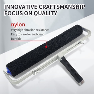 Large Adjustable DIY Industrial Grade Expory Floor <b>Paint</b> <b>Roller</b> Brush with Telescopic Pole Furniture Painting Tools with Tray - Product Image 6