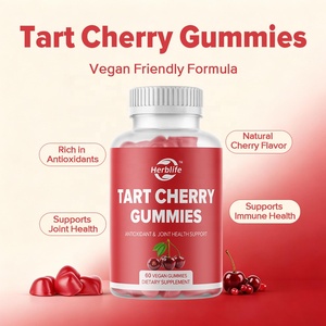 Suplementos Herbales Veganos en Gomitas con Extracto de Cereza Ácida, Venta al Por Mayor OEM ODM, para Apoyo Antioxidante y Articular - Product Image 3