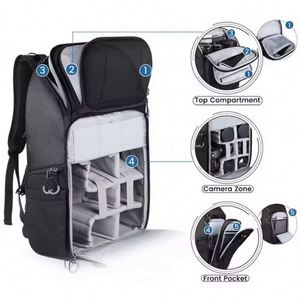 Sac à dos pour appareil photo, sac à dos pour équipement numérique, grand sac à dos pour appareil photo, échantillon gratuit - Product Image 5