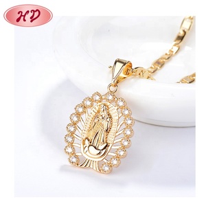 Nuevo Diseño de Collar con Colgante de Cadena de Oro para Hombre, Estilo Hiphop, de Latón Dorado - Product Image 2