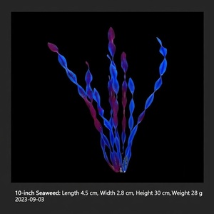 <span class=keywords><strong>Aquarium</strong></span> Kunstmatige Zeegras & Kokospalm Midground Plastic Decoratie Set voor Visbak Landschap - Duurzame Woonkamerdecoratie - Product Image 5