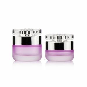 Emballage cosmétique <span class=keywords><strong>de</strong></span> luxe avec logo personnalisé, flacon en verre <span class=keywords><strong>de</strong></span> haute qualité <span class=keywords><strong>de</strong></span> 30g-120ml, bouchon diamant, bon <span class=keywords><strong>prix</strong></span>, forme carrée - Product Image 5