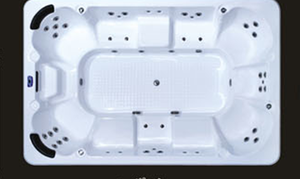 Yacuit banheira de hidromassagem, banheira de hidromassagem spavasca para banheira, spa, atacado para 10 pessoas - Product Image 5