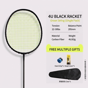 Raqueta de Bádminton de Fibra de Carbono Ultraligera de 72g para Entrenamiento Profesional, Uso Doméstico, Ligera y Duradera, Venta al Por Mayor - Product Image 4