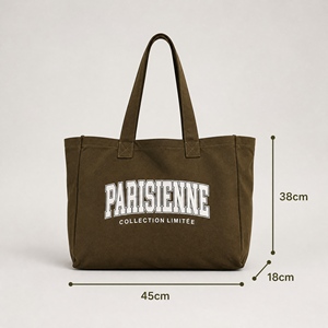 Sacs fourre-tout en toile de coton en gros – Sacs de courses robustes 100 % coton avec logo personnalisé pour le marché, la plage et l'usage quotidien – Direct Usine - Product Image 2