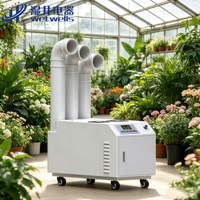 Humidificateur ultrasonique industriel Wetwells MCH-45, nouveau, électrique, 4500W, 3 tubes, pour favoriser la croissance des plantes, humidificateur pour serre