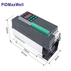 PIDMAXWELL SR30L-025 Régulateur de puissance SCR triphasé CA 25A 50/60Hz, contrô<span class=keywords><strong>le</strong></span> de phase, démarrage progressif, contrô<span class=keywords><strong>le</strong></span> <span class=keywords><strong>PID</strong></span>, efficacité 100% - Product Image 2