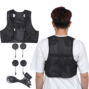 Gilet Rinfrescante Intelligente Stile Tuta Estiva con Tecnologia Peltier per Lavoratori Edili, Gilet Riscaldato per Esterni in Poliestere - Product Image 2