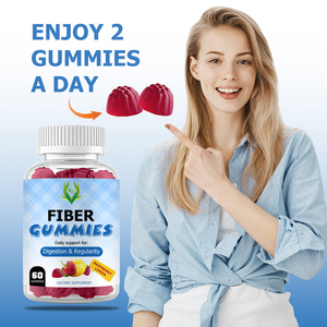 Gomitas de Fibra a Precio de Mayoreo, Contienen Frambuesa y Limón, Apoyo Diario para la Digestión y la Regularidad, Suplemento Dietético para Adultos, 60 Unidades - Product Image 5