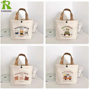 Printed Custom Large Capacity Female Fashion Shoulder Commuting <strong>Work</strong> New Eco-Friendly Canvas Shopping <strong>Bag</strong> - Product Image 5
